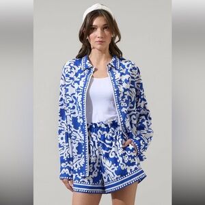 NWOT Sugarlips Tara Hills Anya Button Down Shirt Size 2X